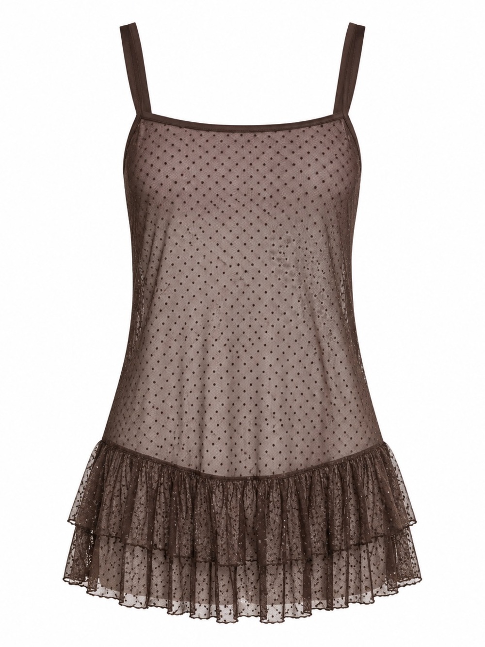 Wild Fable Polka Dot Lace Slip Dress